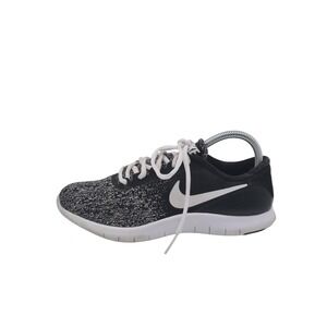 Nike Flex Contact Shoes Mens Size 7.5 Black White Running Sneakers 908983-001